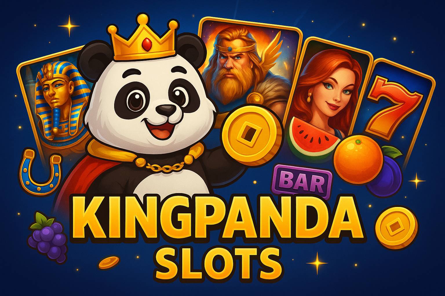 Explore o mundo das slot machines no KINGPANDACasino